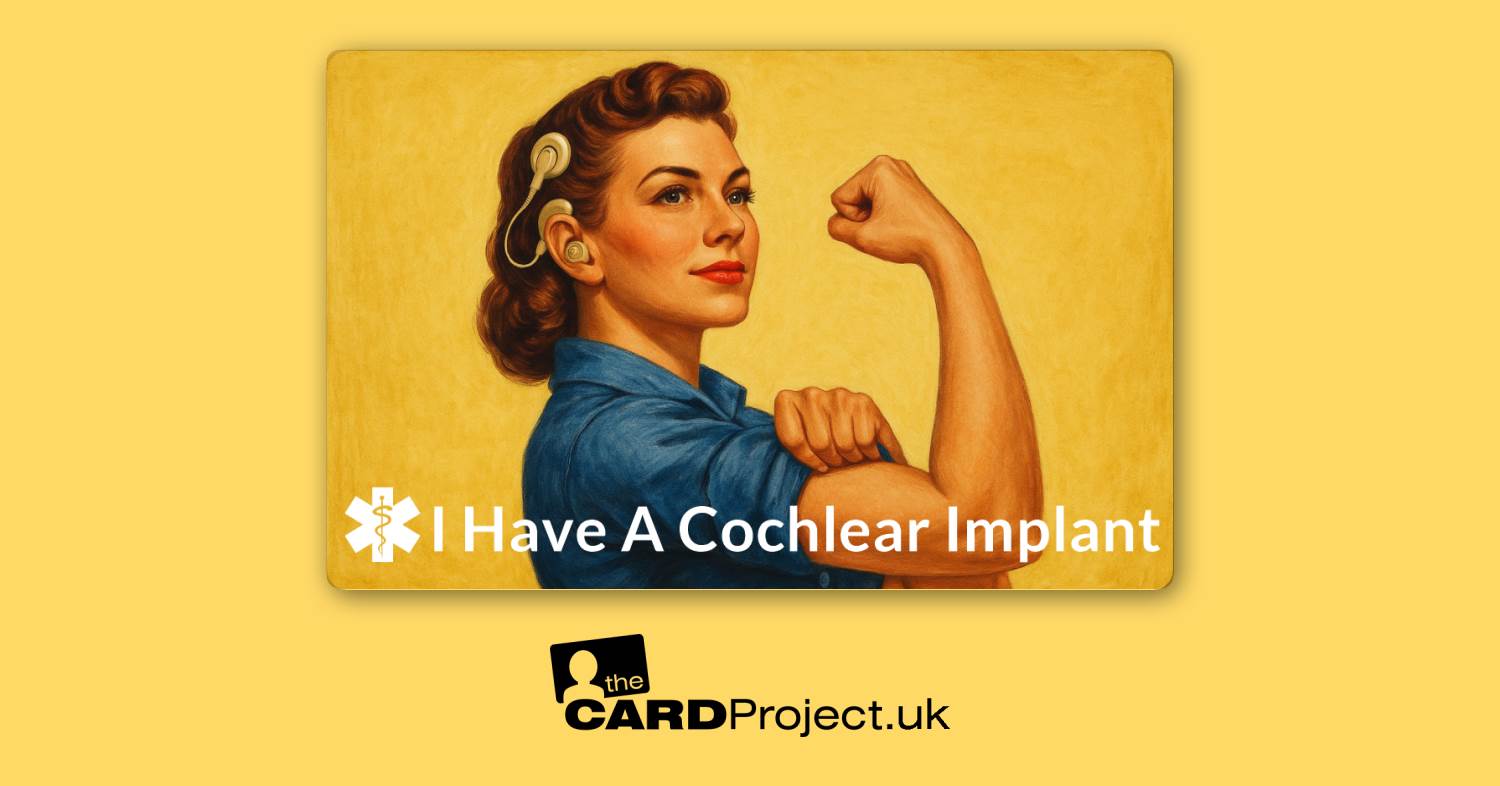 I Have A Cochlear Implant Awareness Card